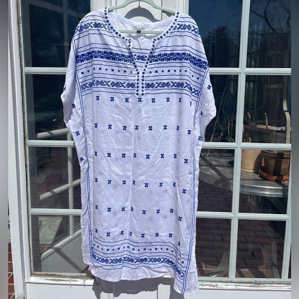 Lucky Brand Embroidered Tunic Dress - Picture 2 of 8
